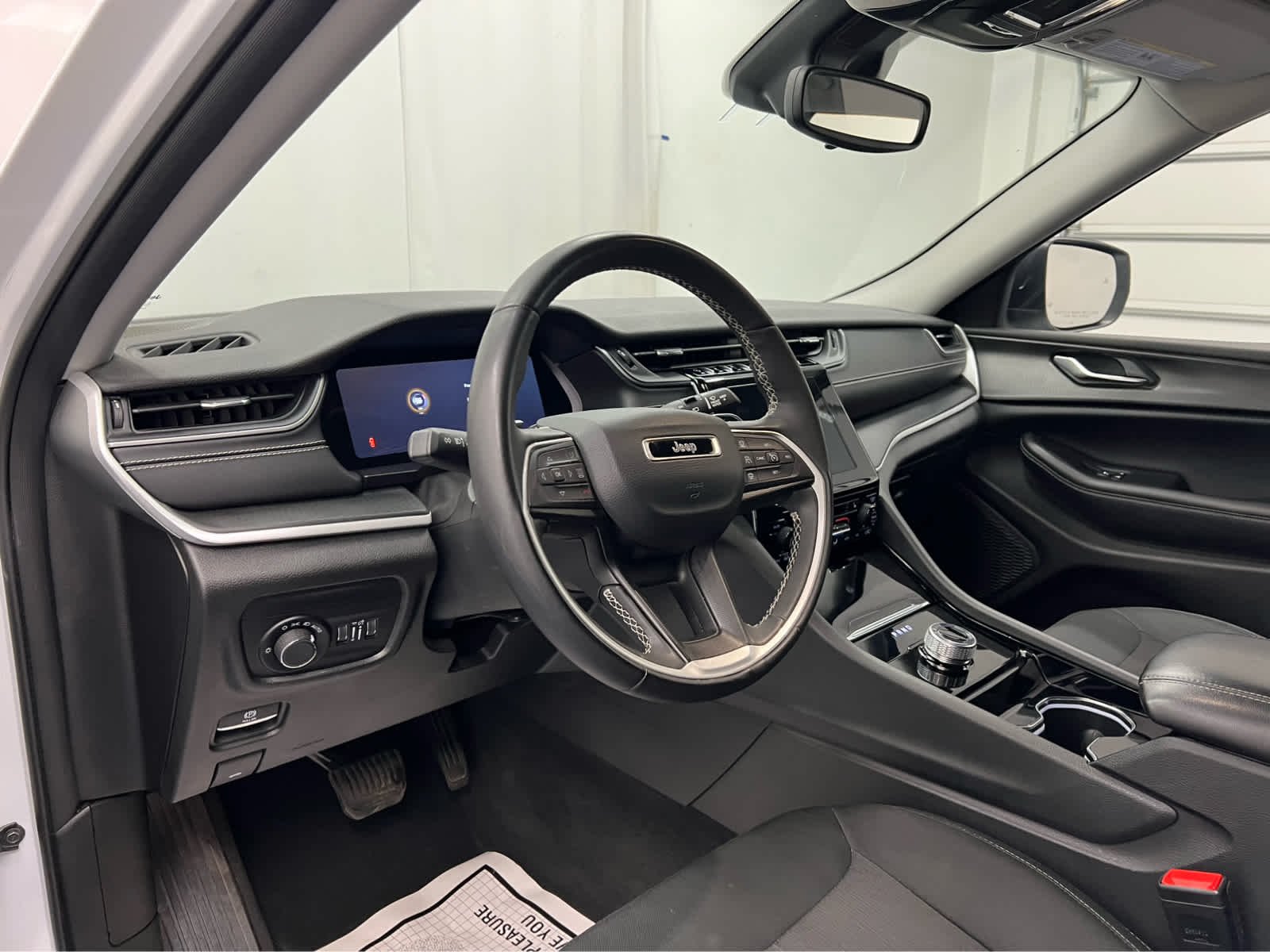 Used 2023 Bright White Clearcoat Jeep Laredo image 11
