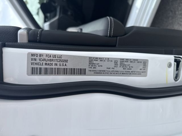 New 2026 White/off-white Jeep Limited Reserve image 33