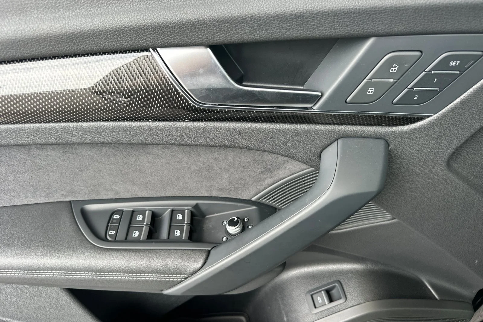 Used 2023 BLACK METALLIC Audi Premium Plus image 10