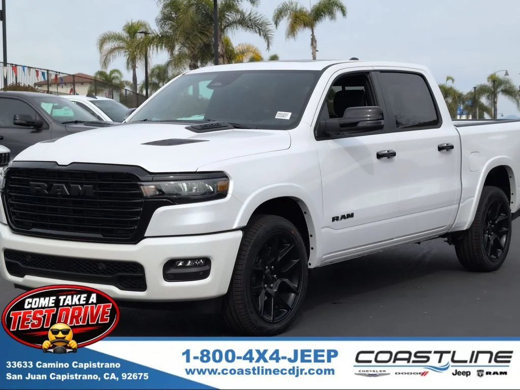New 2026 Ivory White Tri-Coat Pearl-Coat Exterior Paint RAM Laramie image 1