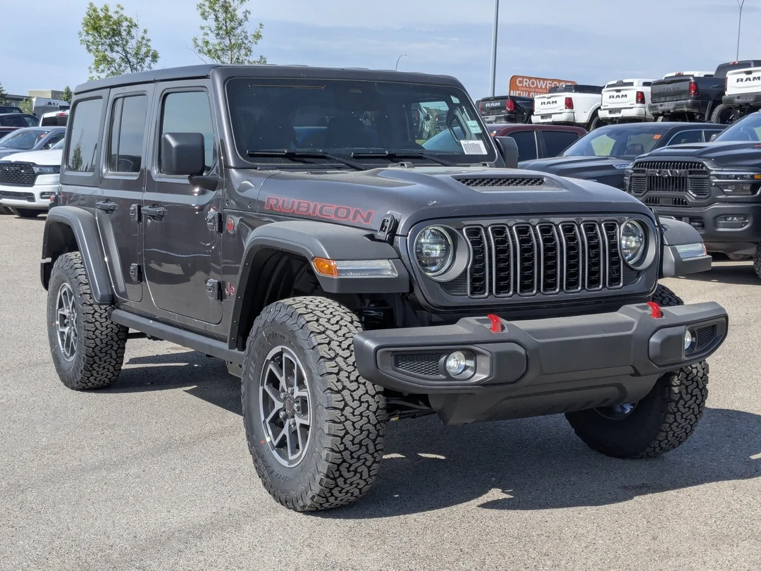 New 2026 Grey Jeep Rubicon - - 4x4 - Nappa Leather - Freedom Top Hardtop - 8- Speed Auto - Remote Start & More! image 2