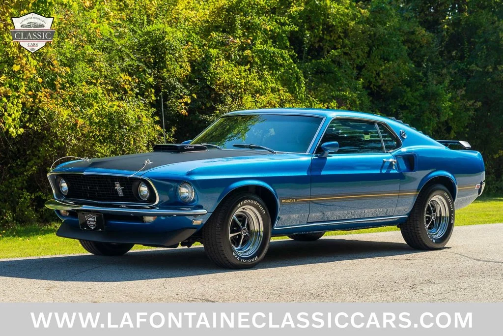 Used 1969 Blue Ford Mach 1 image 40