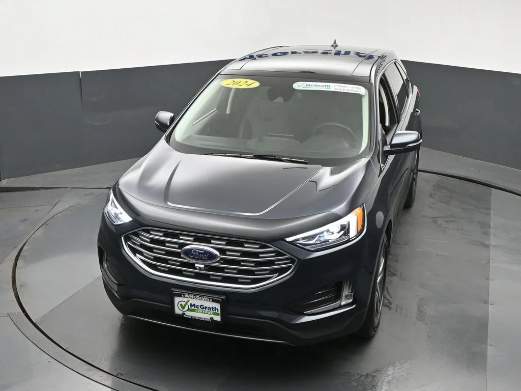 Used 2024 Blue Ford Titanium image 29