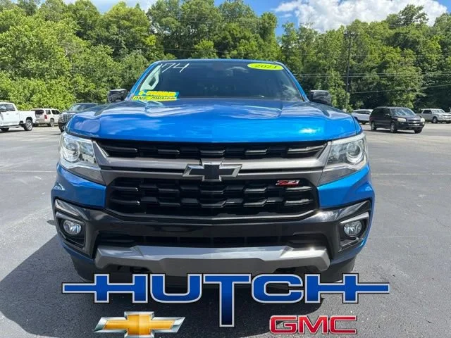 Used 2021 BRIGHT BLUE METALLIC Chevrolet 4WD Z71 image 6