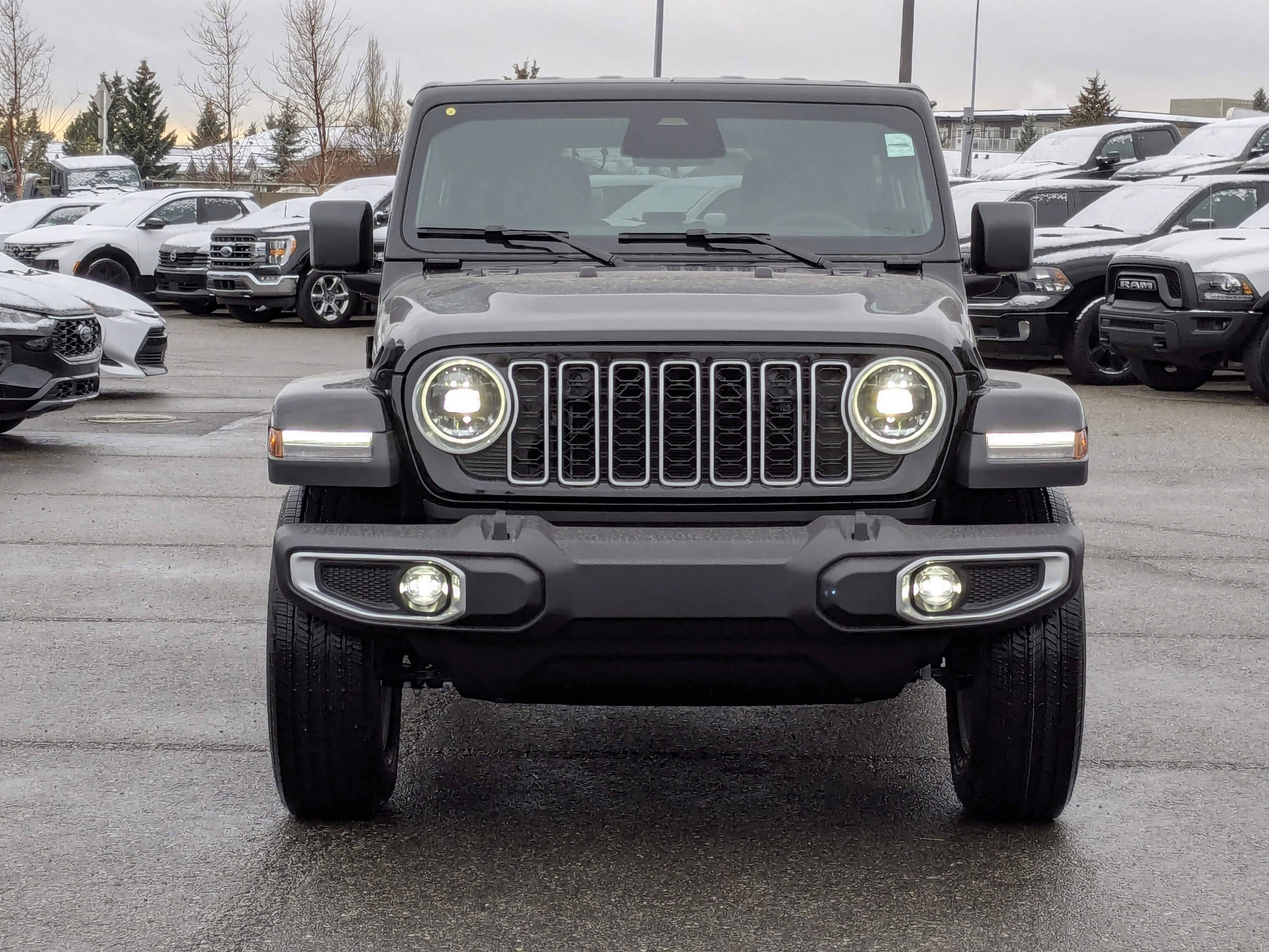 New 2026 Black Jeep Sahara - - Body-Color Top - Safety Group - 3.6L Pentastar V6 - Remote Start & tons more! image 3