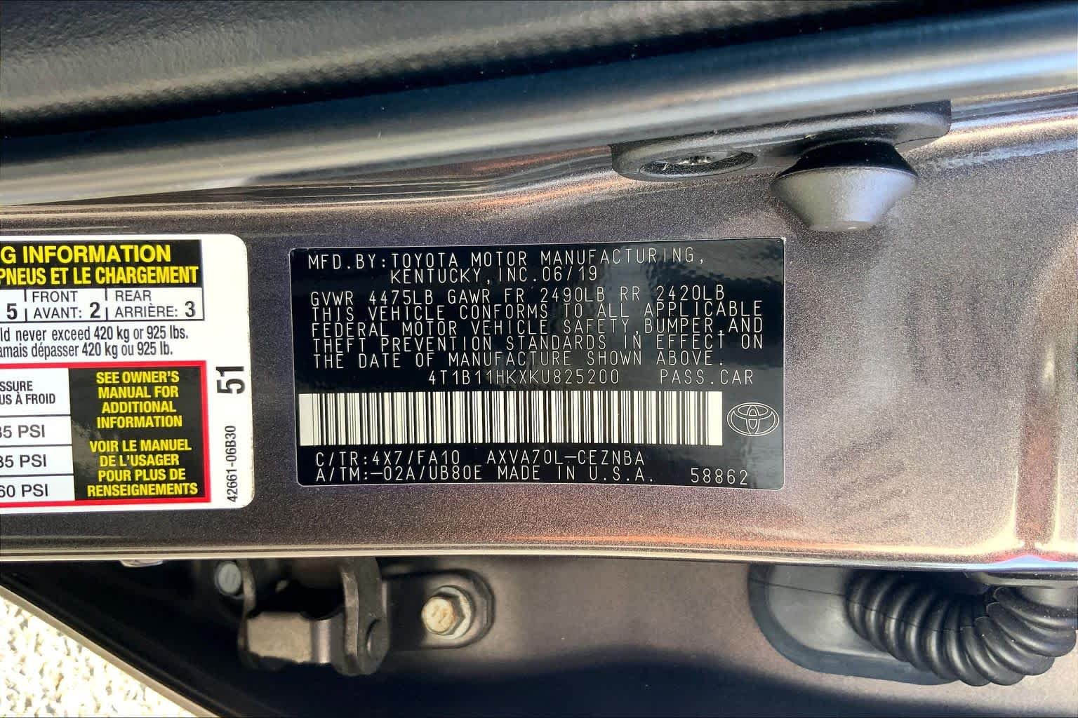 Used 2019 Brownstone Toyota LE image 36