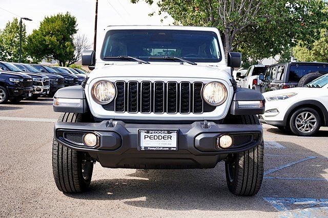 New 2025 Bright White Clear-Coat Exterior Paint Jeep Sport S 4xe image 5