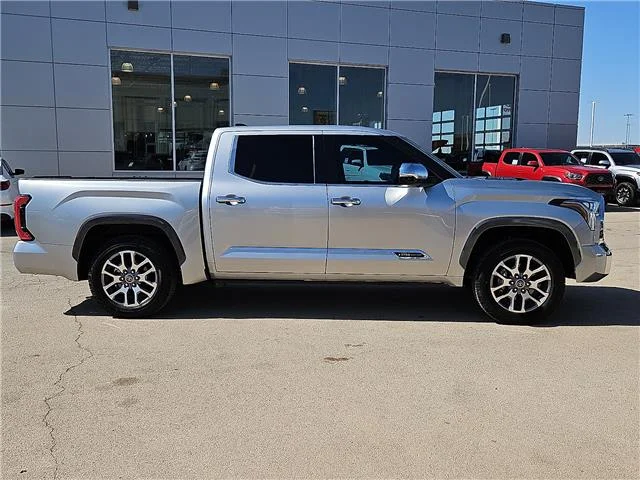 Used 2023 Celestial Silver Metallic Toyota 1794 Edition (A10) 4x4 CrewMax 5.5 ft. box 145.7 i image 4