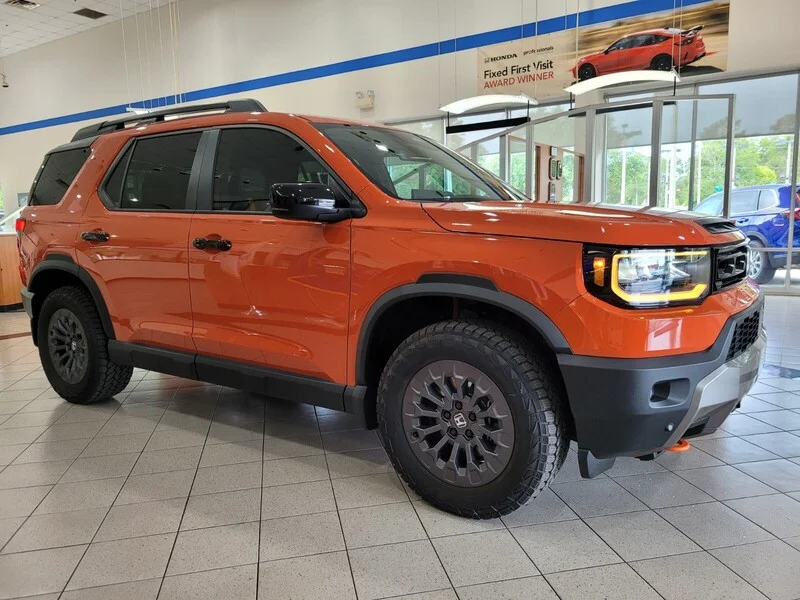 New 2026 Sunset Orange Honda TRAILSPORT AWD image 3