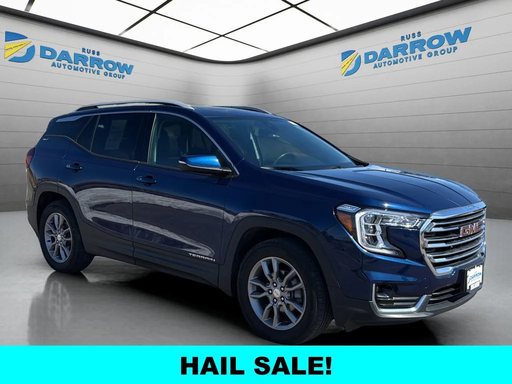 Used 2022 Blue GMC SLT image 7