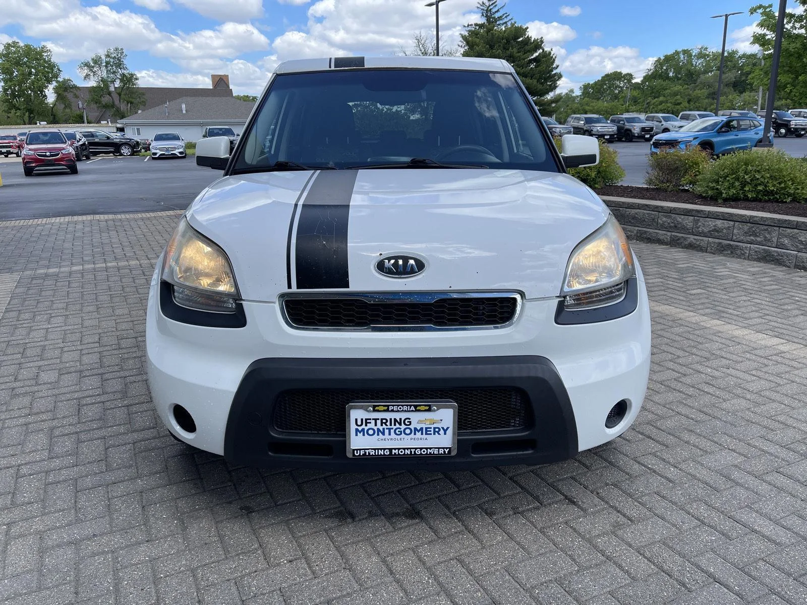 Used 2010 Clear White Kia + image 8
