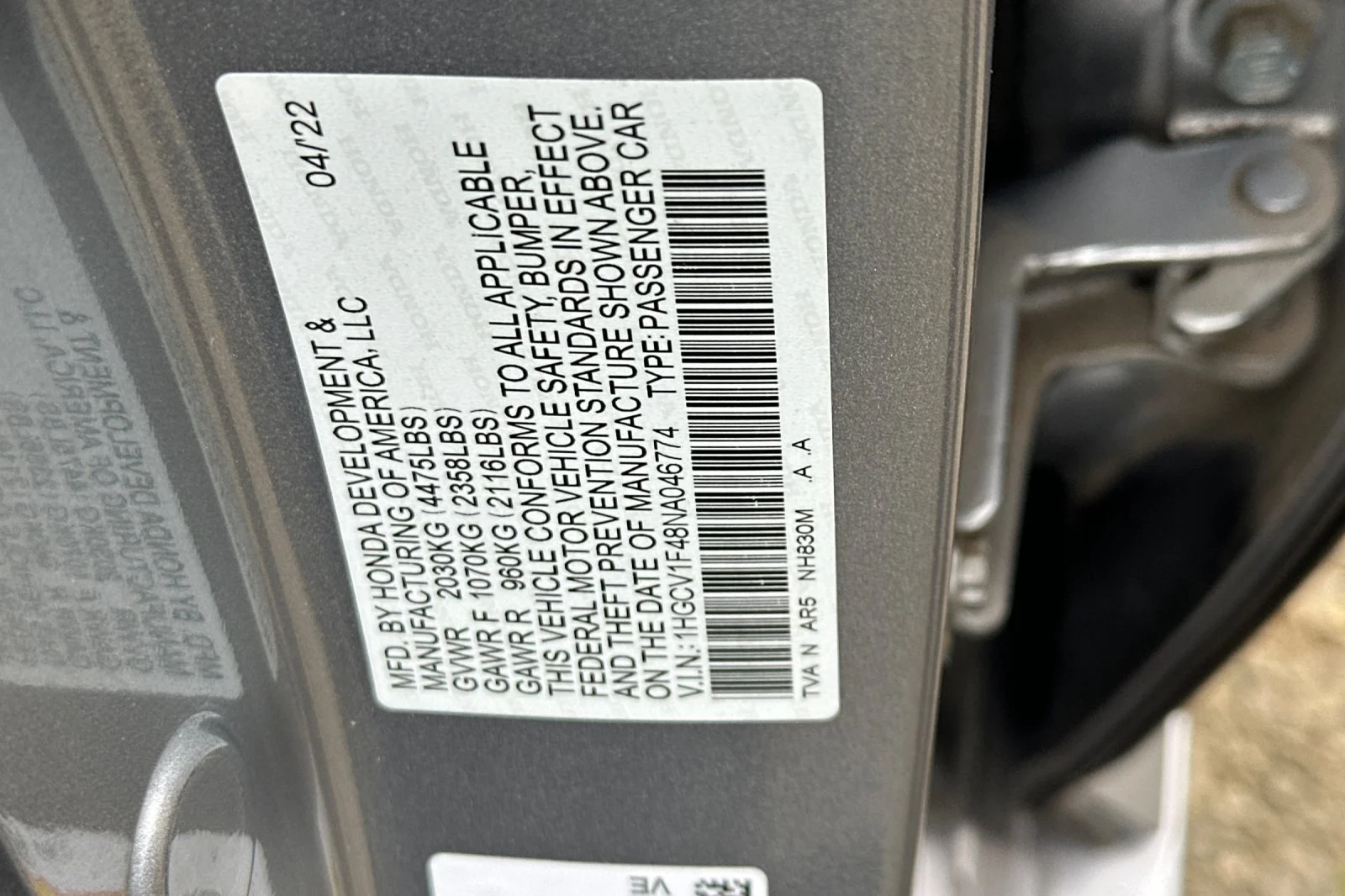 Used 2022 Silver Honda Sport Special Edition image 23