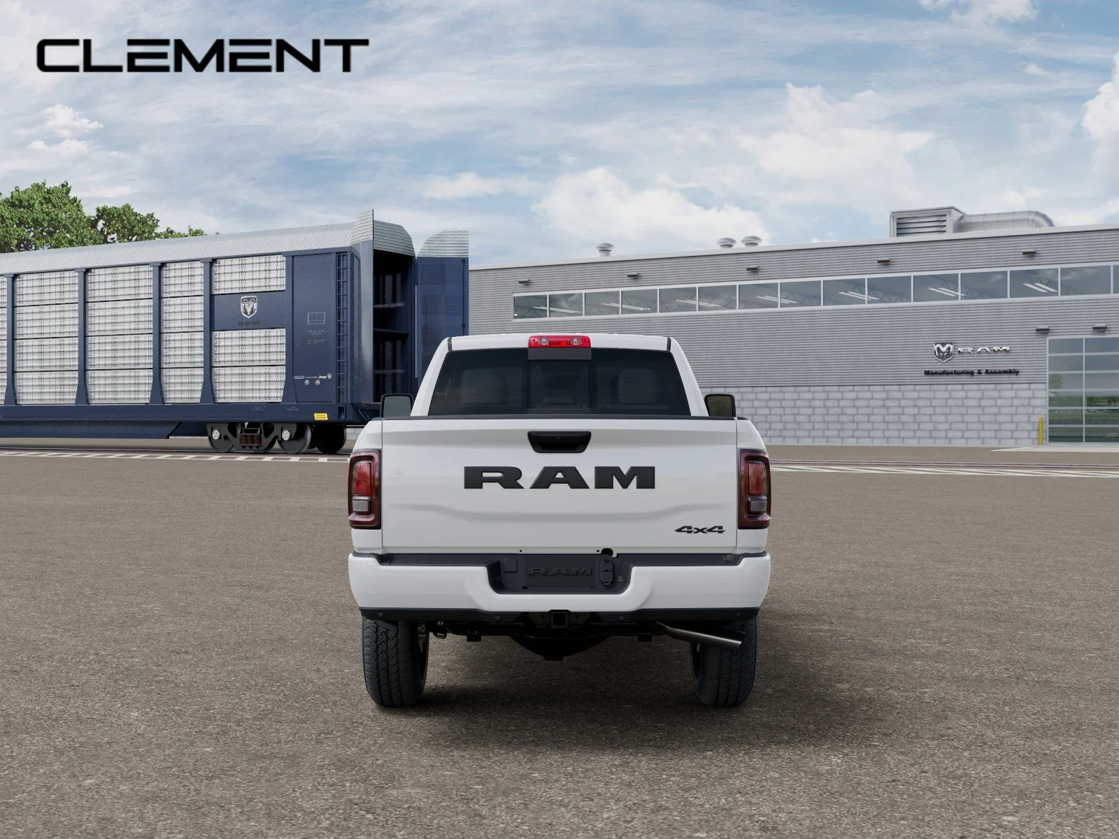 New 2027 Bright White Clearcoat RAM Black Express image 8