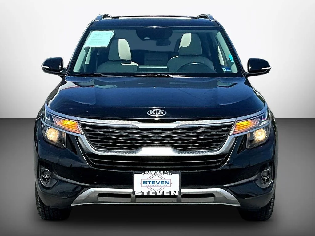 Used 2021 Black Kia EX image 2