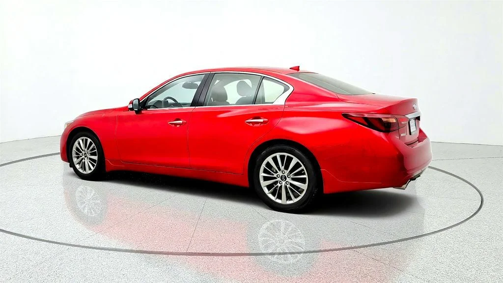 Used 2023 Dynamic Sunstone Red INFINITI LUXE AWD image 7