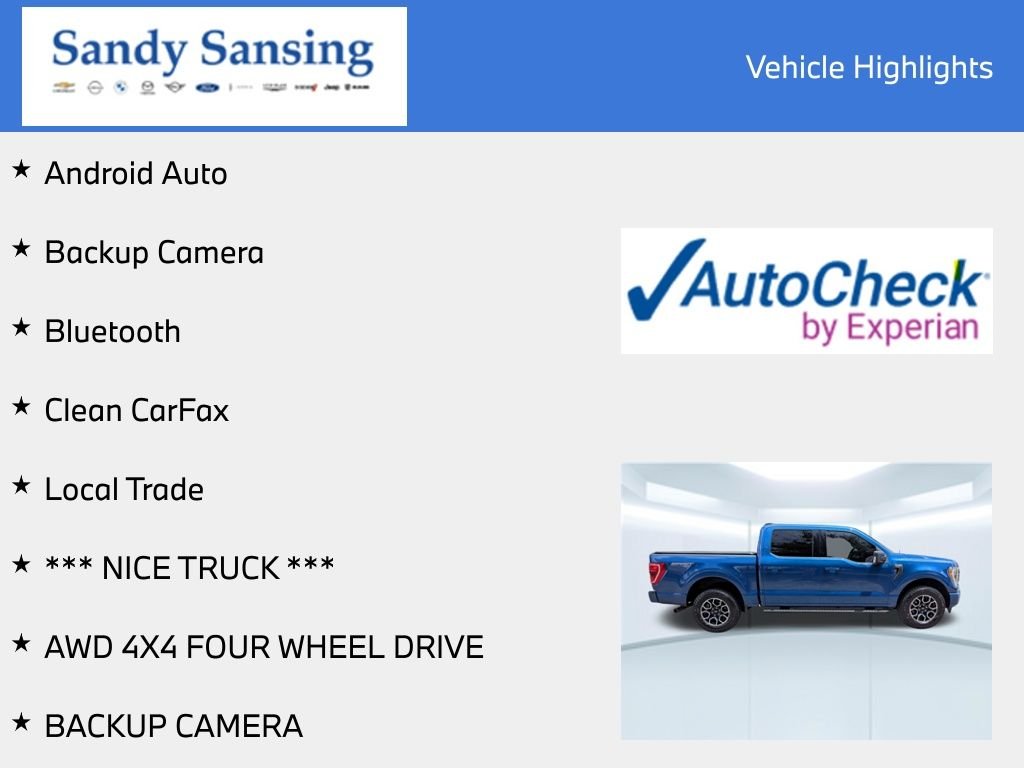 Used 2022 Blue Ford XLT image 7