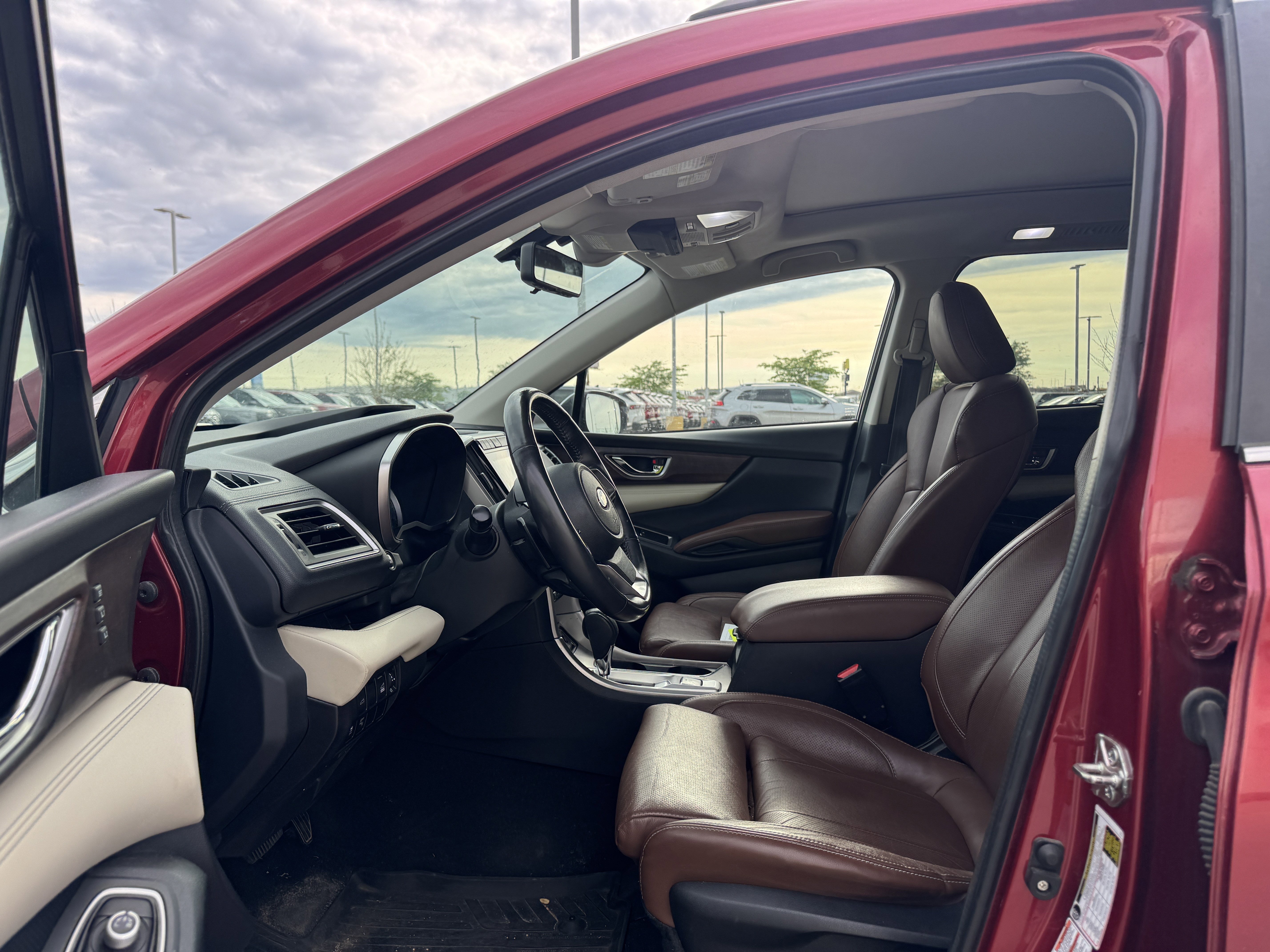 Used 2019 Crimson Red Pearl Subaru Touring image 5
