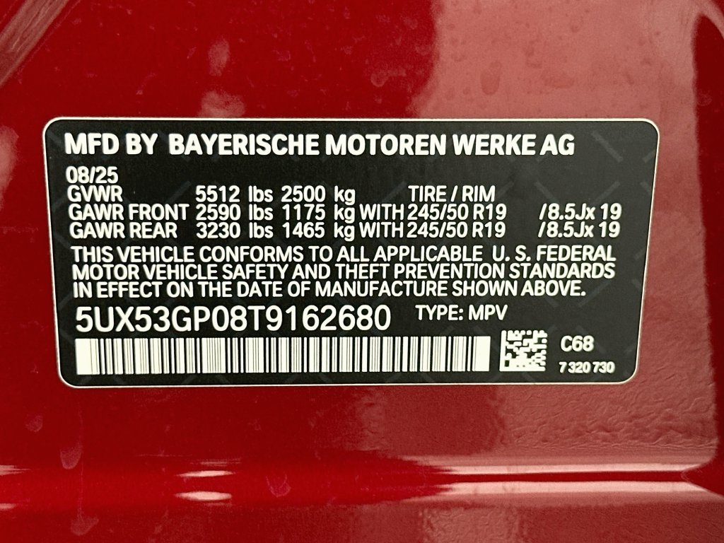 Used 2026 Vegas Red Metallic BMW 30 xDrive image 31