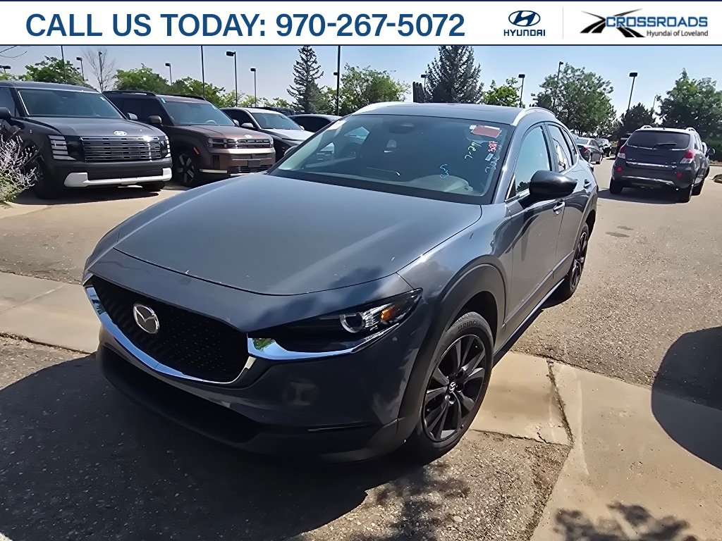 Used 2025 Polymetal Gray Metallic Mazda 2.5 S Carbon Edition image 1