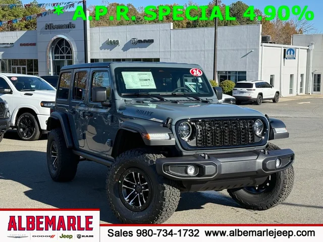2026 Jeep Wrangler 2026 Jeep Wrangler Willys 4D Sport Utility