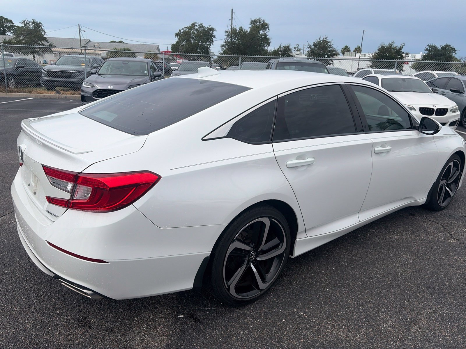 Used 2020 White Honda Sport image 7