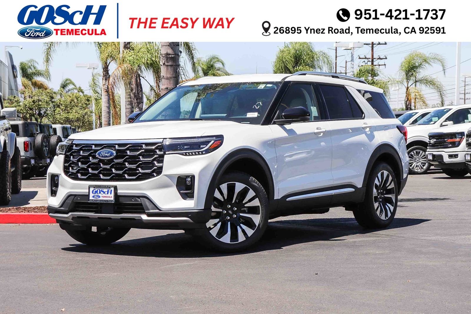 New 2026 Star White Metallic Tri-Coat Ford Platinum™ image 1