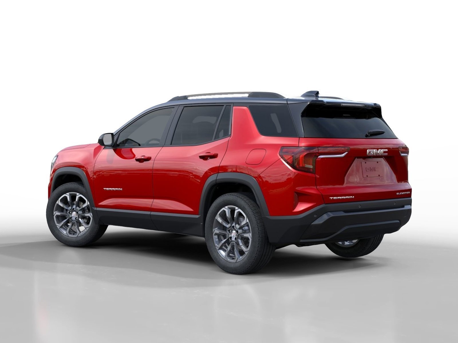 New 2026 Volcanic Red Tintcoat GMC FWD Elevation image 3