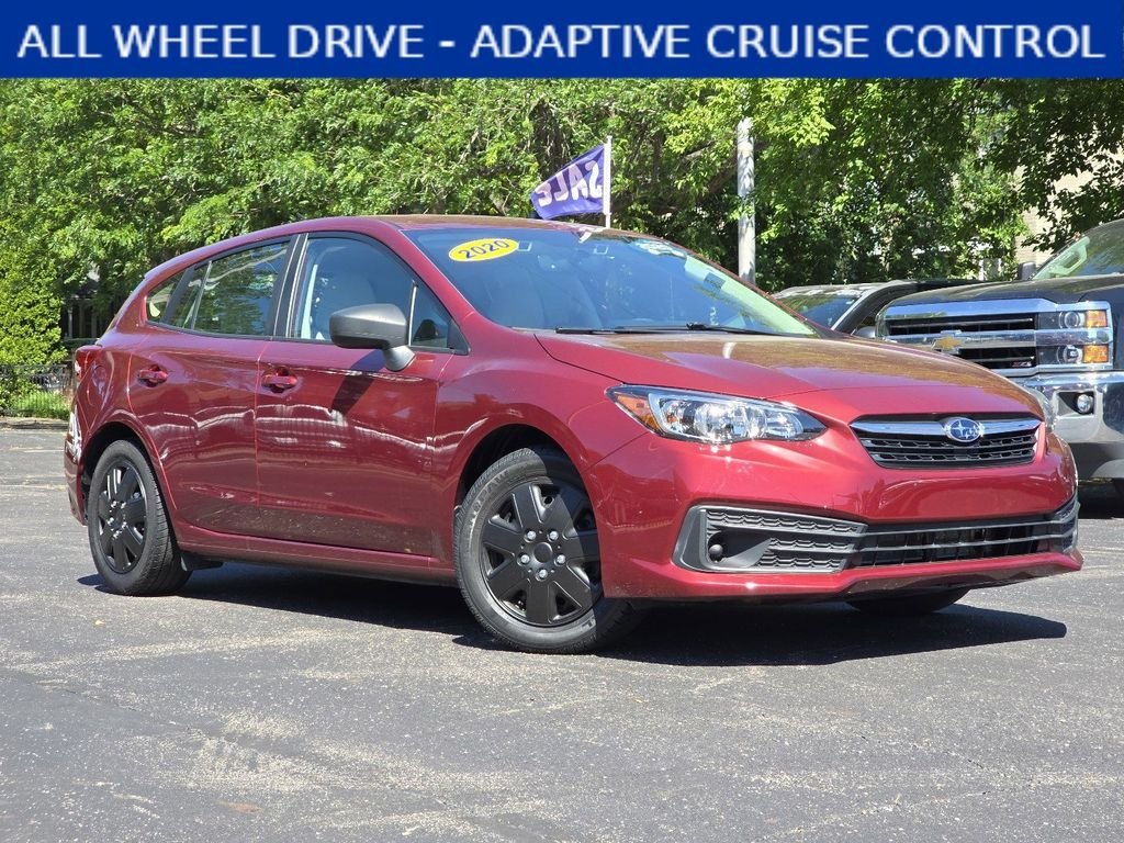 Used 2020 Red Subaru Base image 1