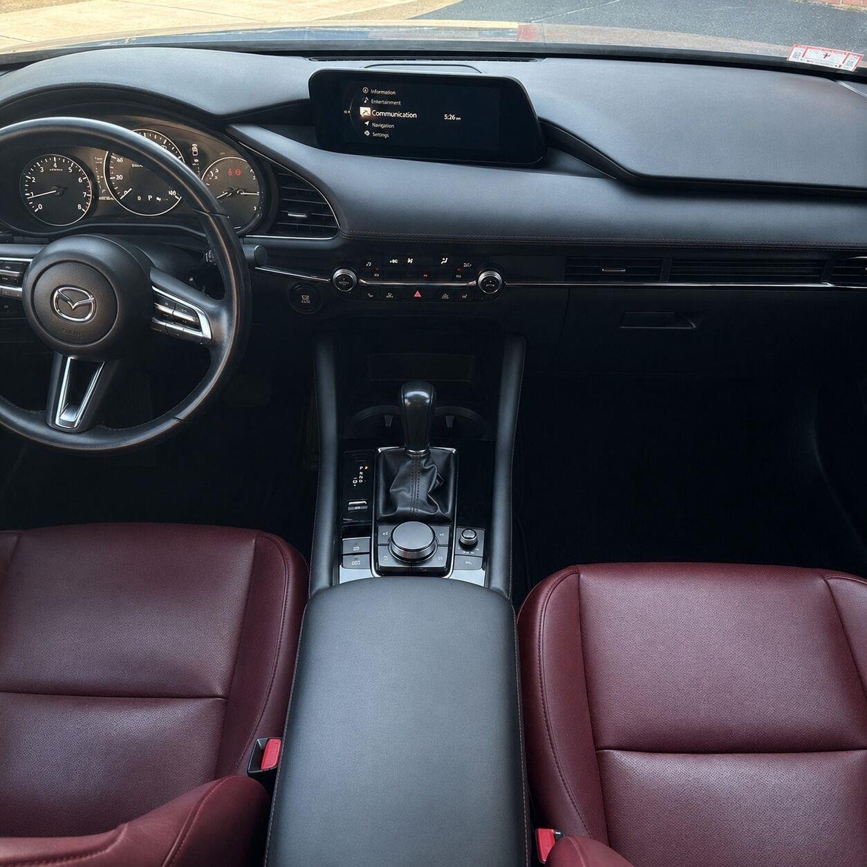 Used 2022 Polymetal Gray Metallic Mazda Carbon Edition image 8