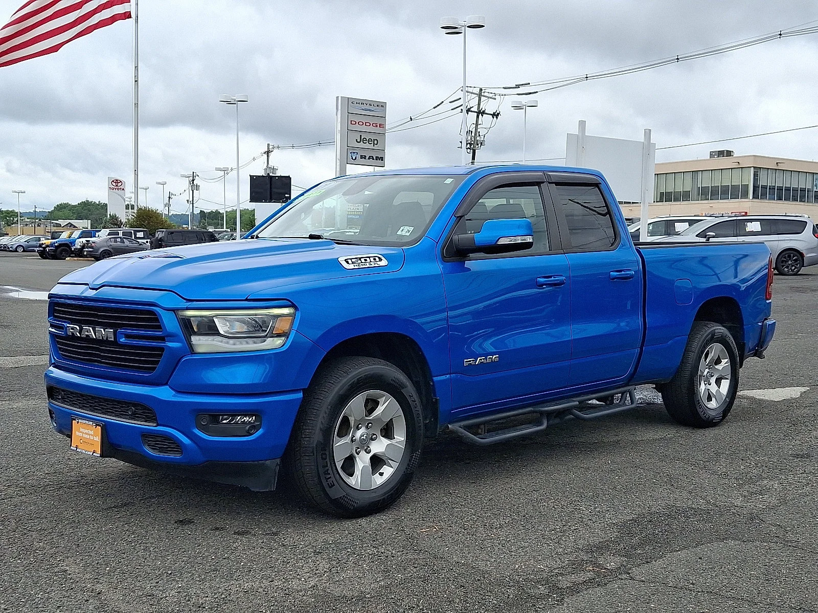 Certified Used 2021 Hydro Blue Pearlcoat Ram Big Horn image 3