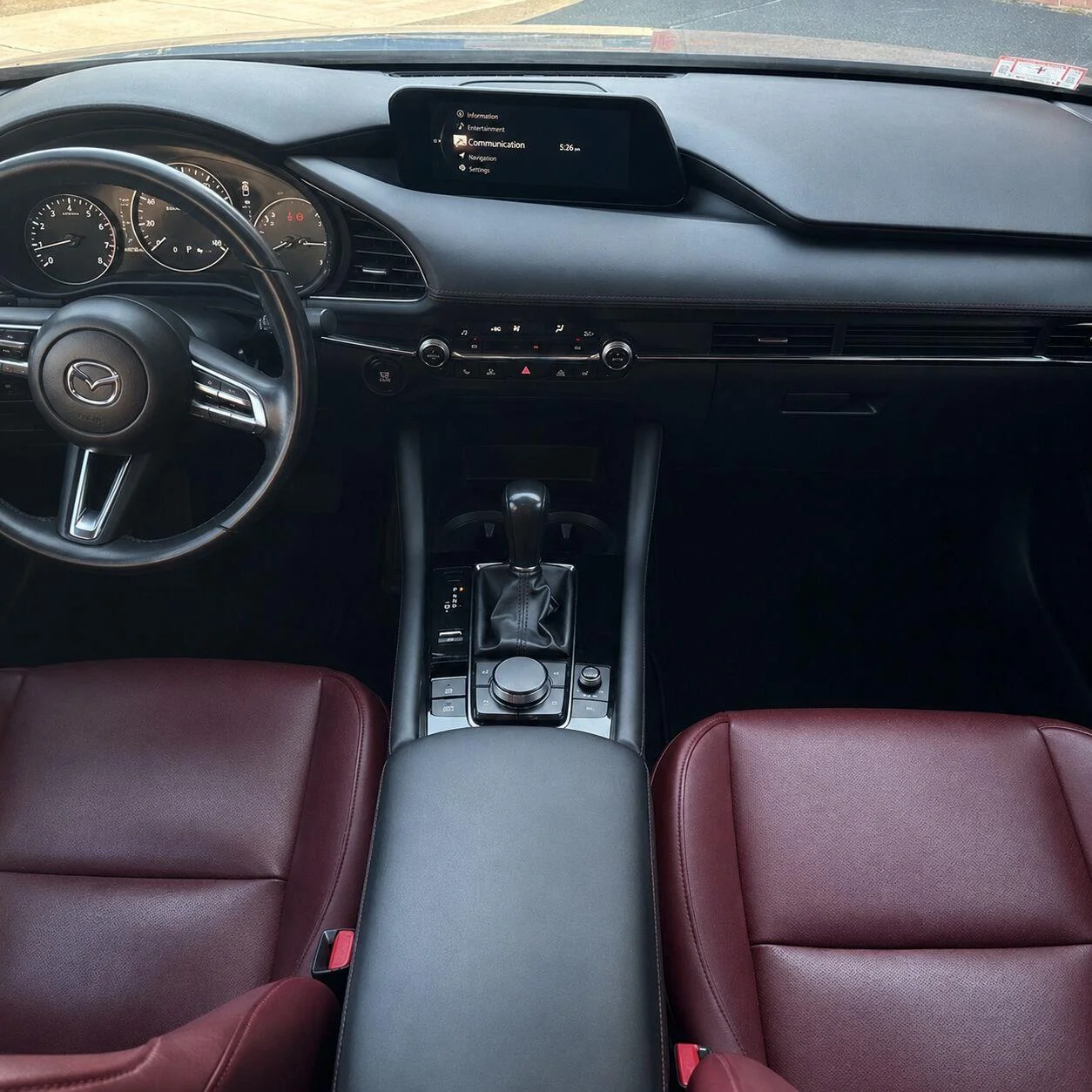 Used 2022 Polymetal Gray Metallic Mazda Carbon Edition image 9
