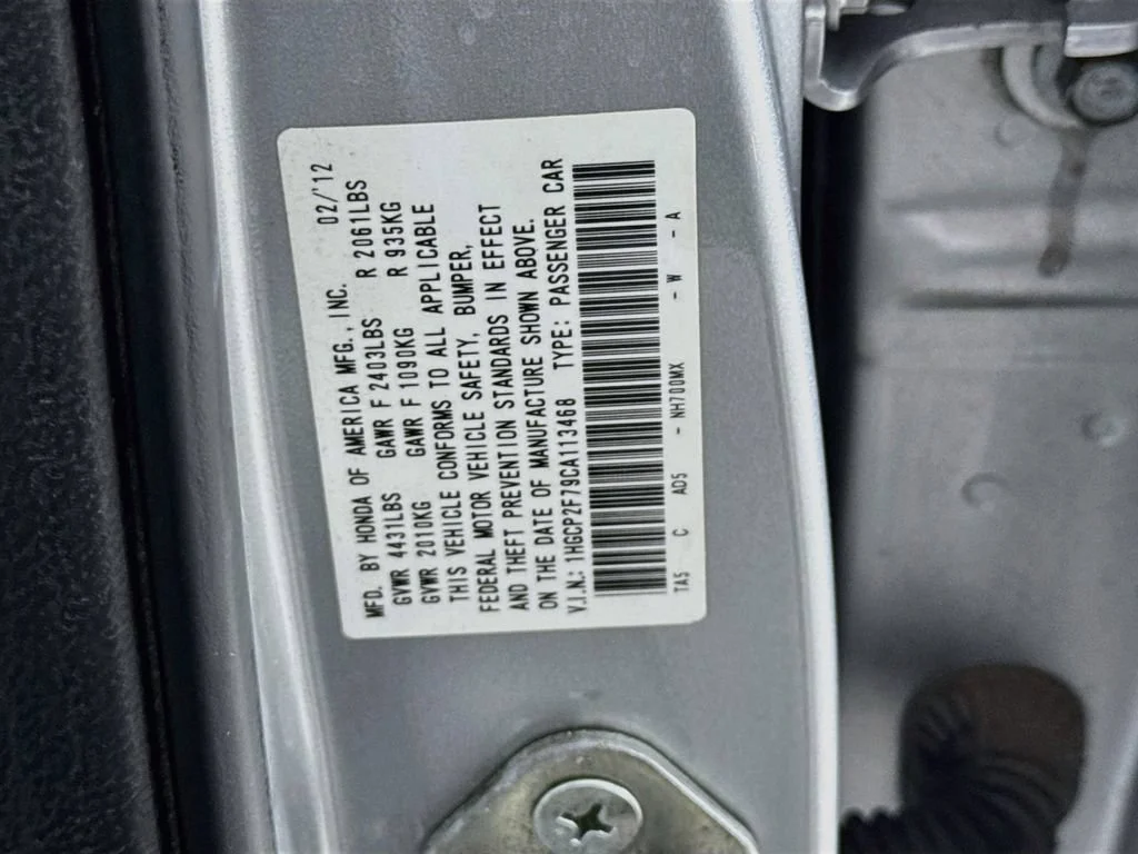 Used 2012 Alabaster Silver Metallic Honda EX image 36
