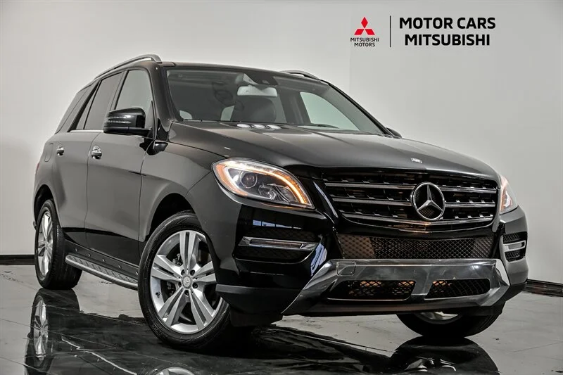 Used 2014 Black Mercedes-Benz ML 350 4MATIC® image 1