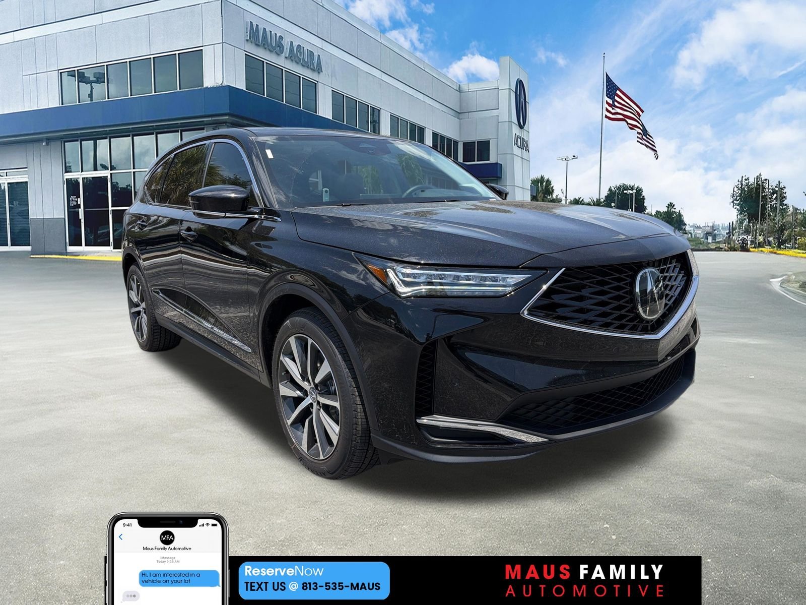 New 2026 Majestic Black Pearl Acura Technology Package image 1
