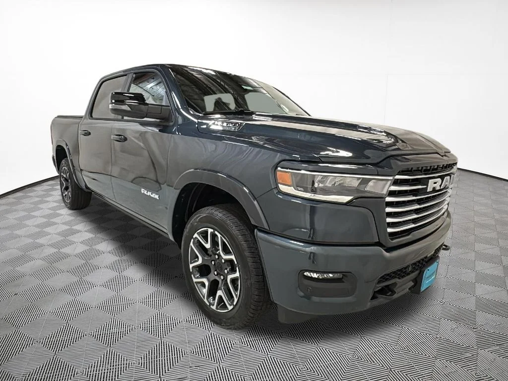 New 2026 Forged Blue Metallic Exterior Paint RAM Laramie image 4