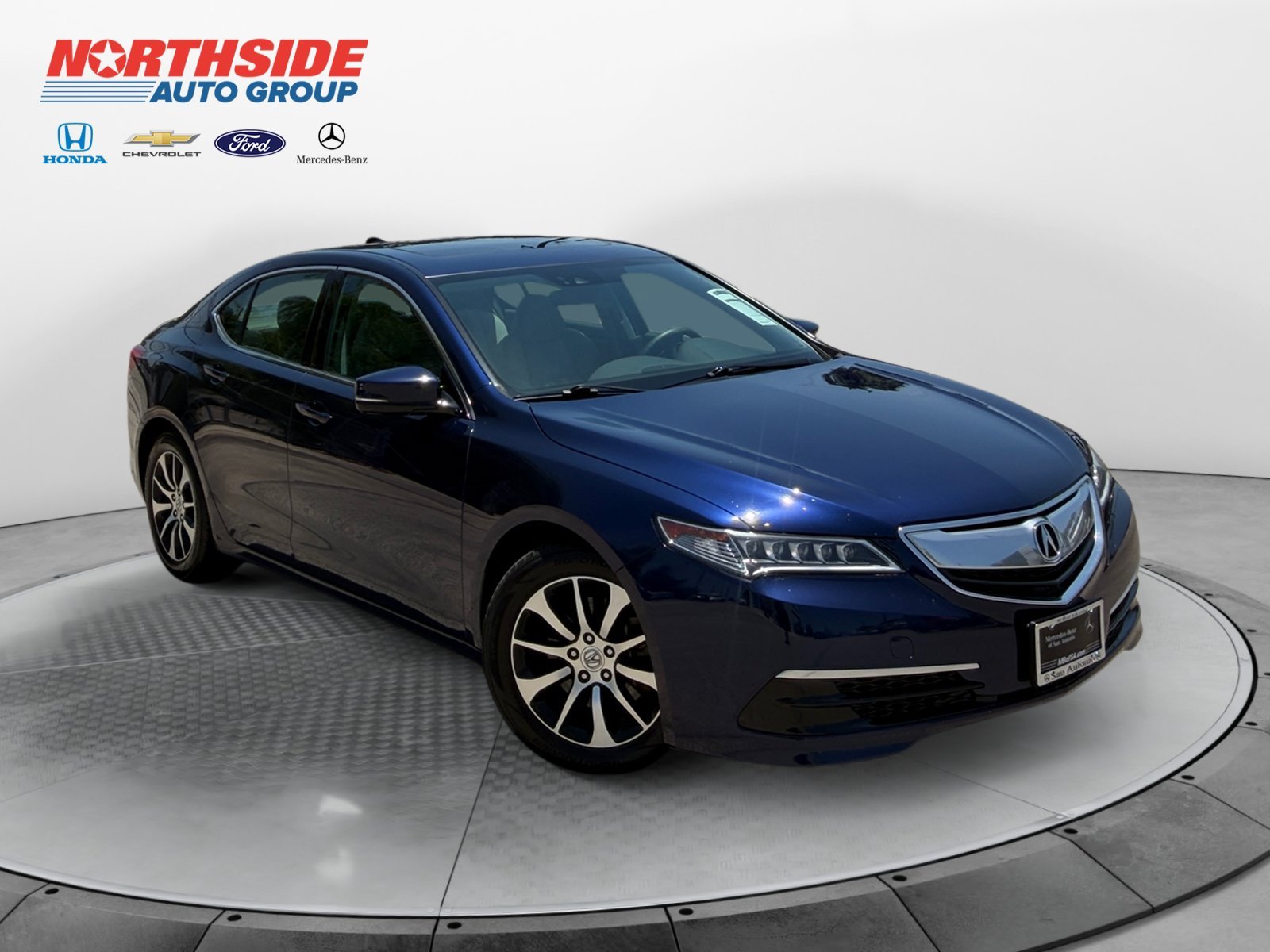 Used 2015 Blue Acura Tech image 1