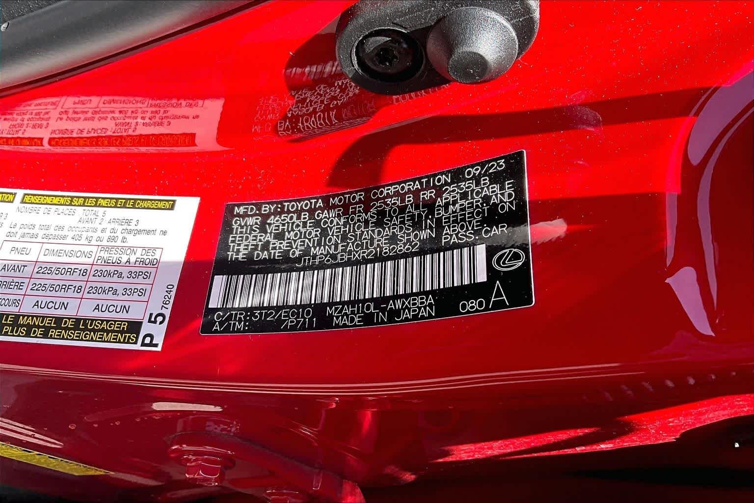 Certified Used 2024 Redline Lexus Premium image 36