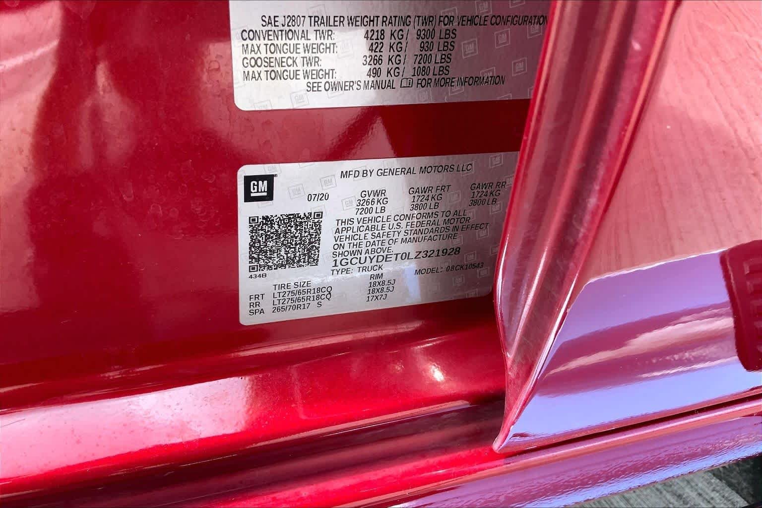 Used 2020 Cajun Red Tintcoat Chevrolet LT image 31