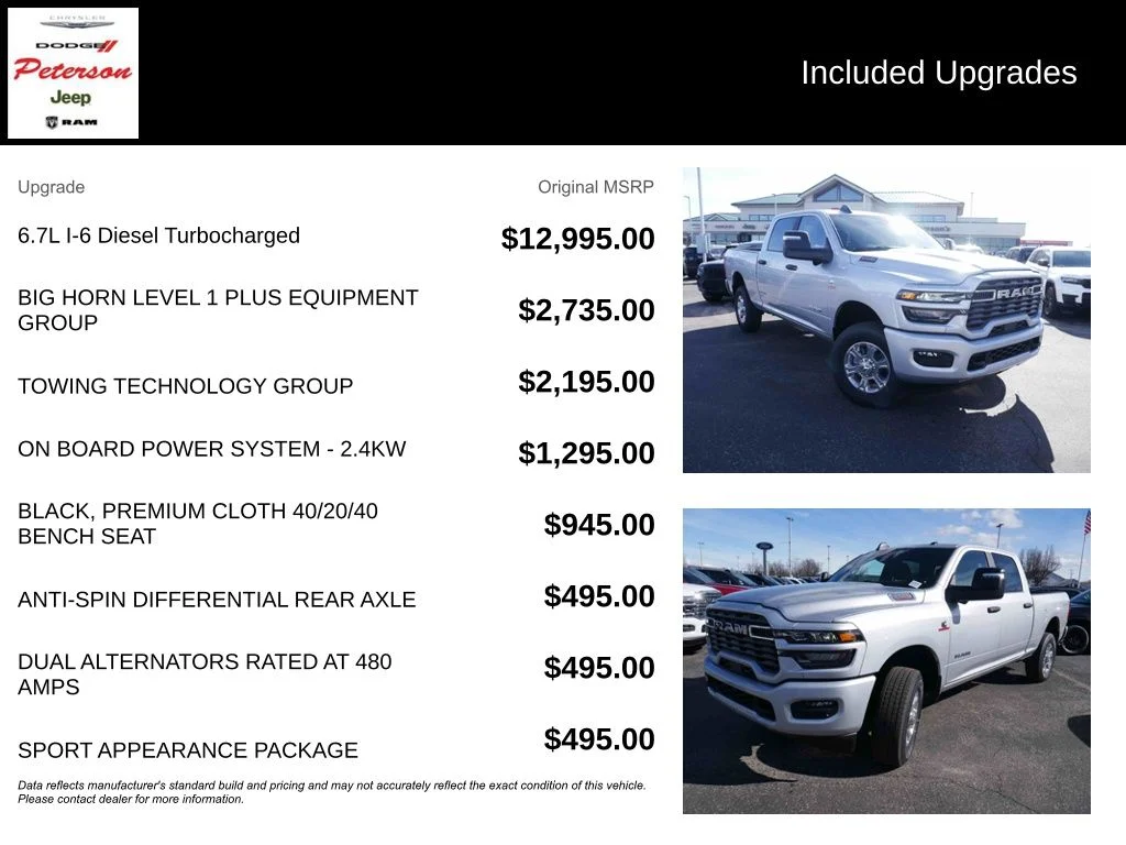 New 2026 Silver Ram Big Horn image 13