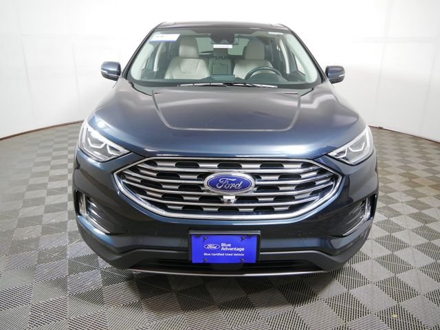 Certified Used 2023 Blue Ford Titanium image 3