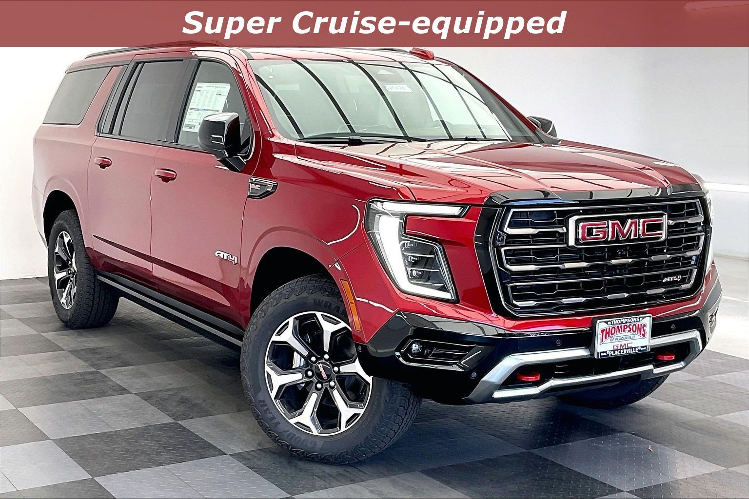 New 2026 Volcanic Red Tintcoat GMC AT4 Ultimate image 1
