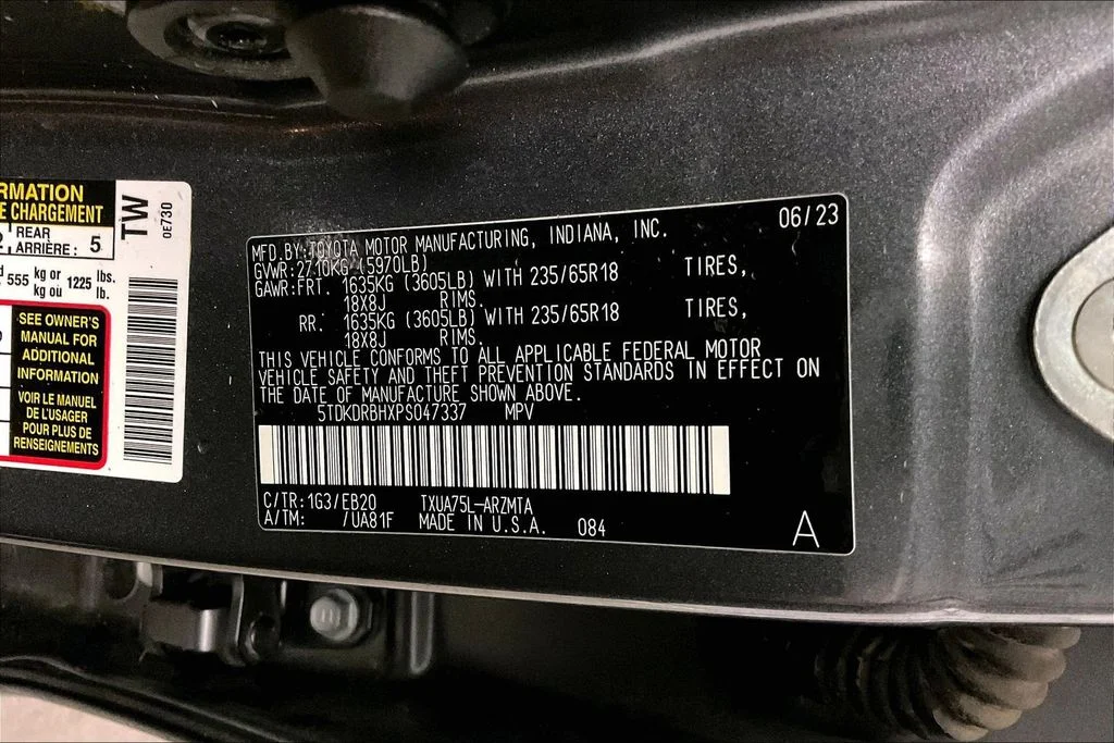 Used 2023 Gray Toyota XLE image 40