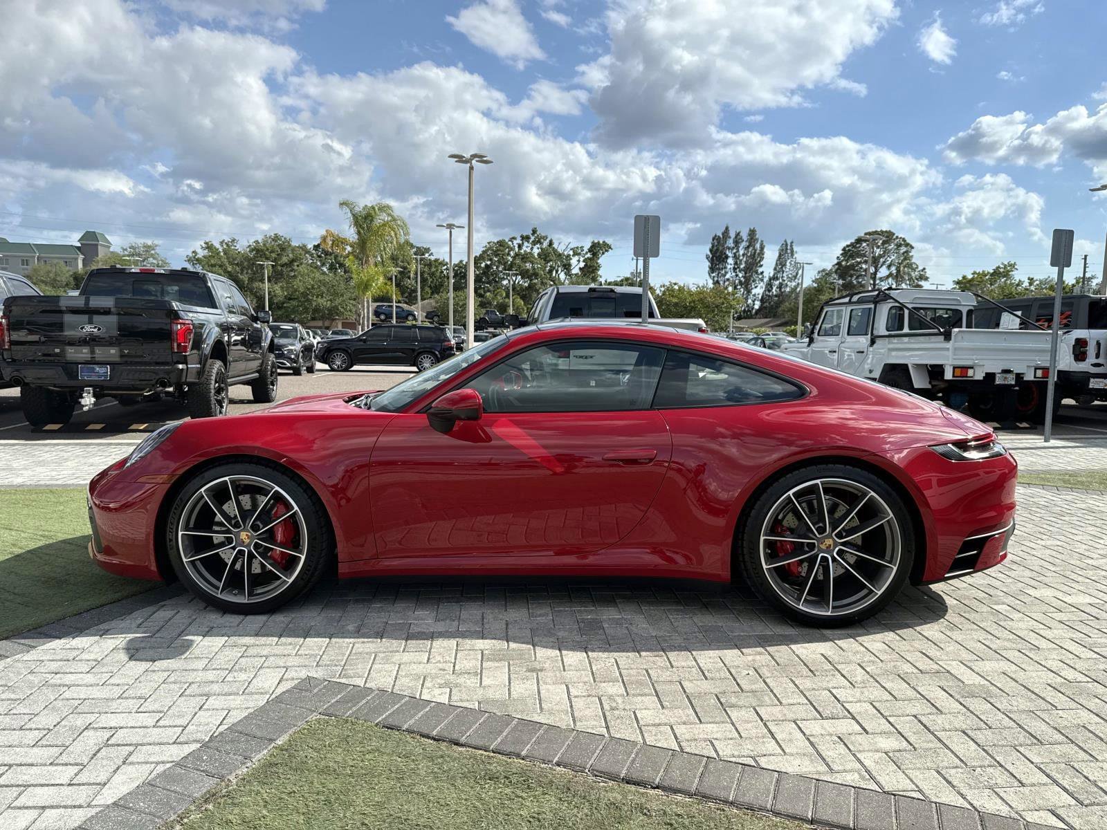 Used 2024 Carmine Red Porsche Carrera 4S image 3