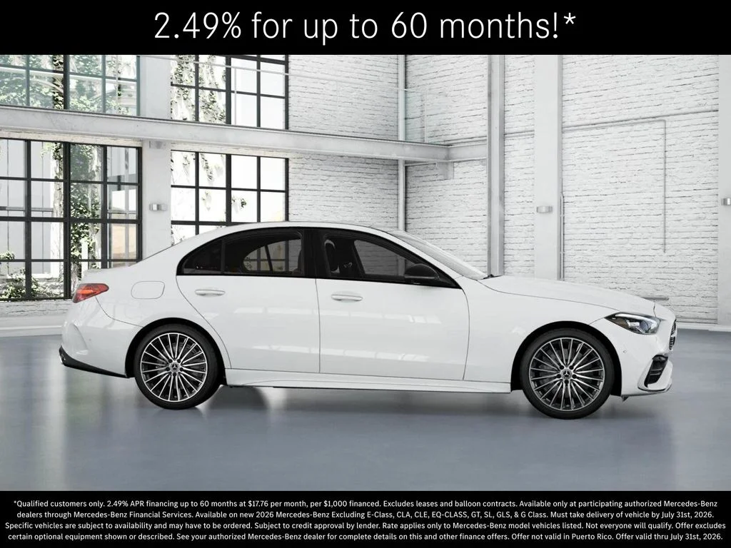 New 2026 Polar White Mercedes-Benz C 300 image 15