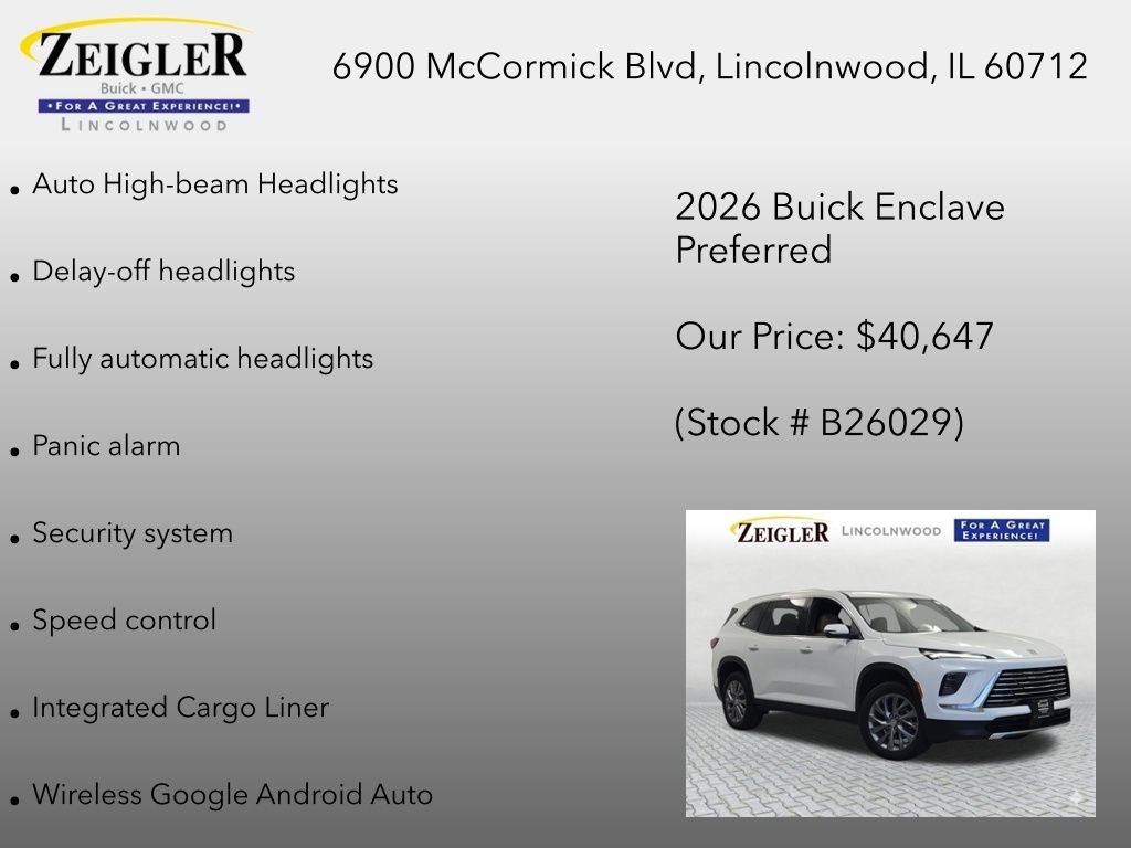 2026 Buick Enclave Preferred - Photo 36