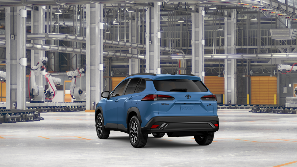 New 2026 Cavalry Blue Toyota Hybrid SE image 7