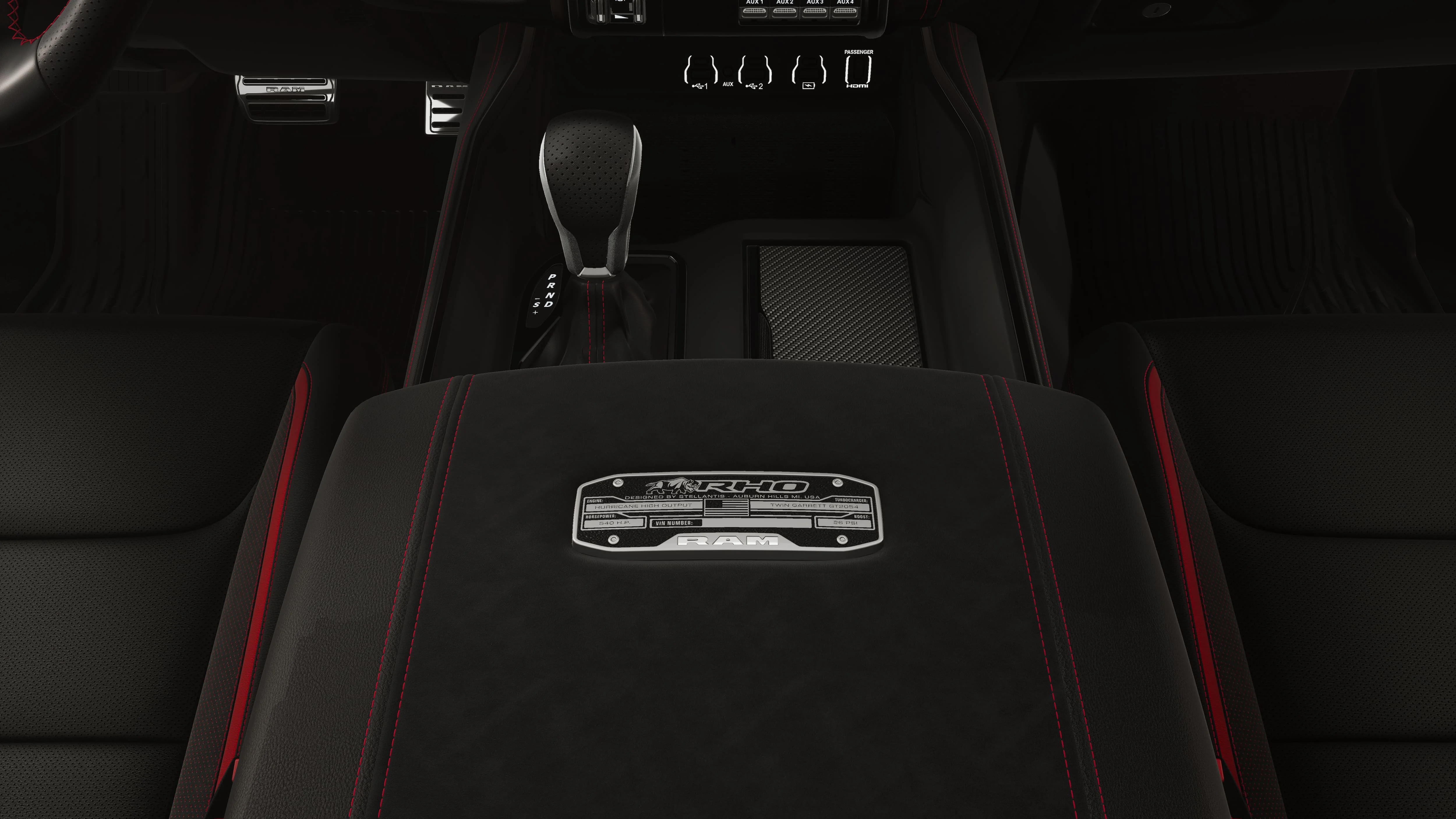 New 2026 Diamond Black Crystal Pearl-Coat Exterior Paint RAM RHO image 4