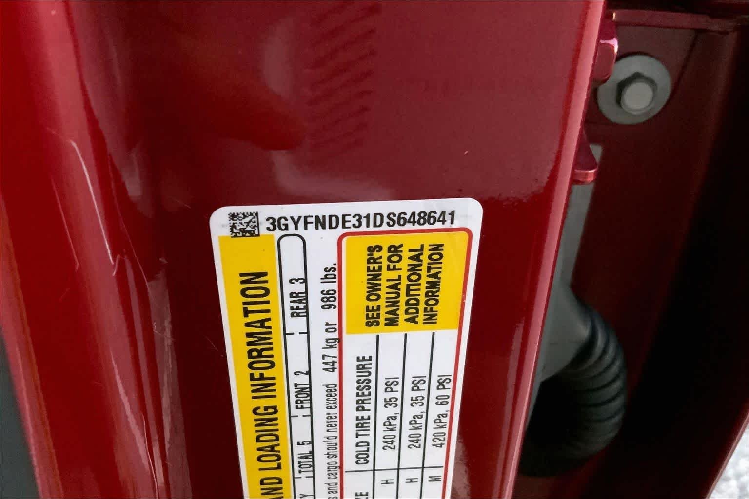 Used 2013 Crystal Red Tintcoat Cadillac Performance Collection image 31