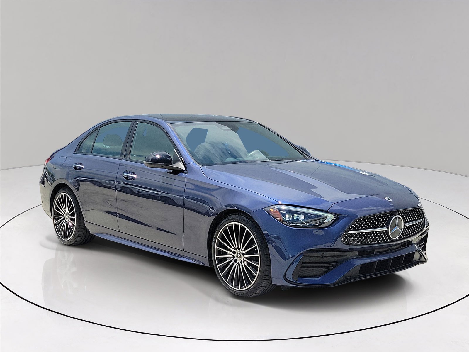 Certified Used 2026 Twilight Blue Metallic Mercedes-Benz C 300 image 1