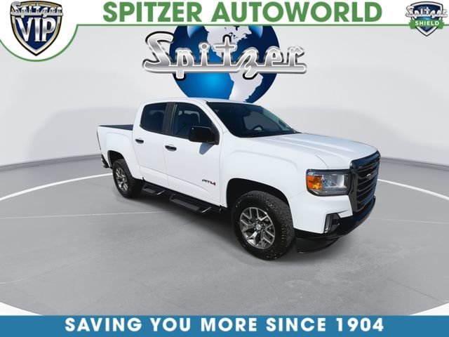 Used 2021 SUMMIT WHITE GMC 4WD AT4 w/Leather image 2